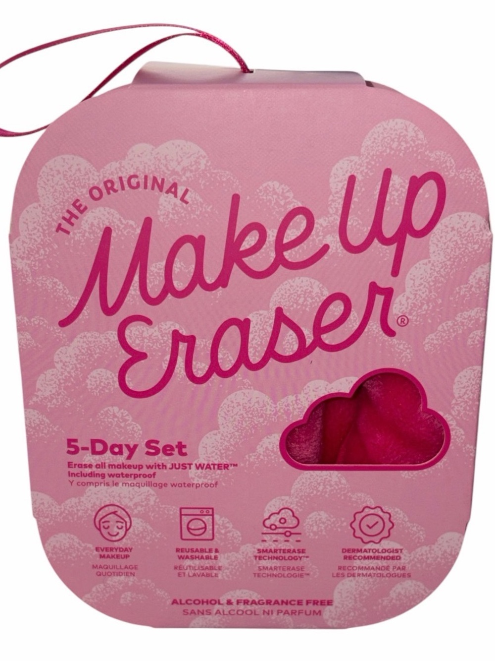 MakeUp Eraser 5-Day Set - Pink Makeup Remover Cloths